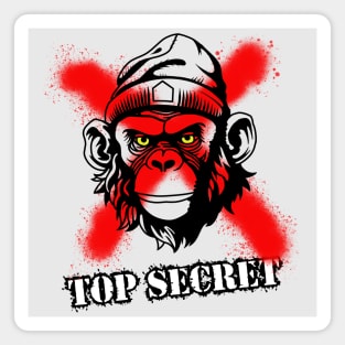Top Secret Primate Magnet